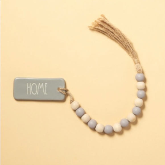 Rae Dunn grey HOME beads - Picture 3 of 3